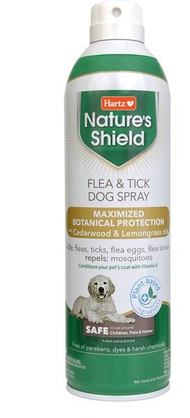 Hartz Nature's Shield Natural Flea and Tick Dog Spray - Intensery