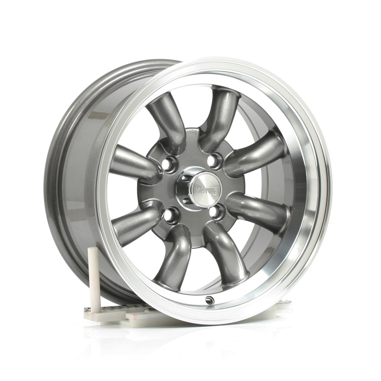 Konig Wheels RW75114006 Konig Rewind Graphite Wheels with Machined Lip - Intensery