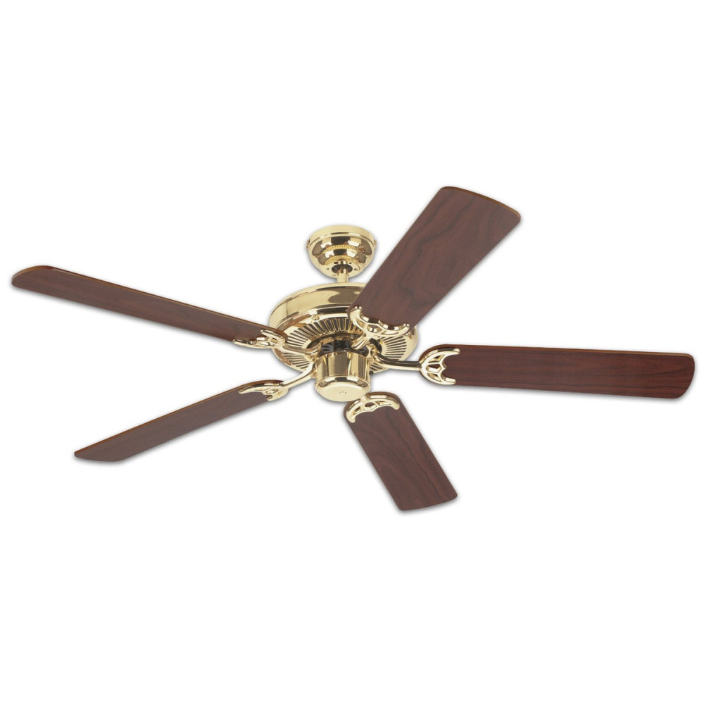 Westinghouse 52 Contractorand#8217;s Choice Brass Indoor Ceiling Fan - Intensery