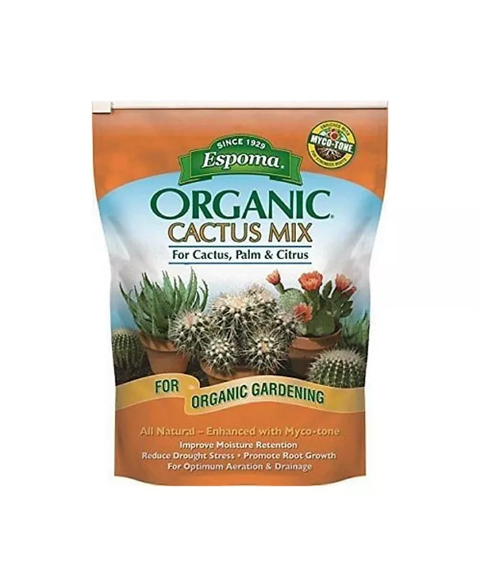 Espoma Organic Cactus Potting Mix for Cactus， Palm， Citrus， 4 Qts. - Intensery