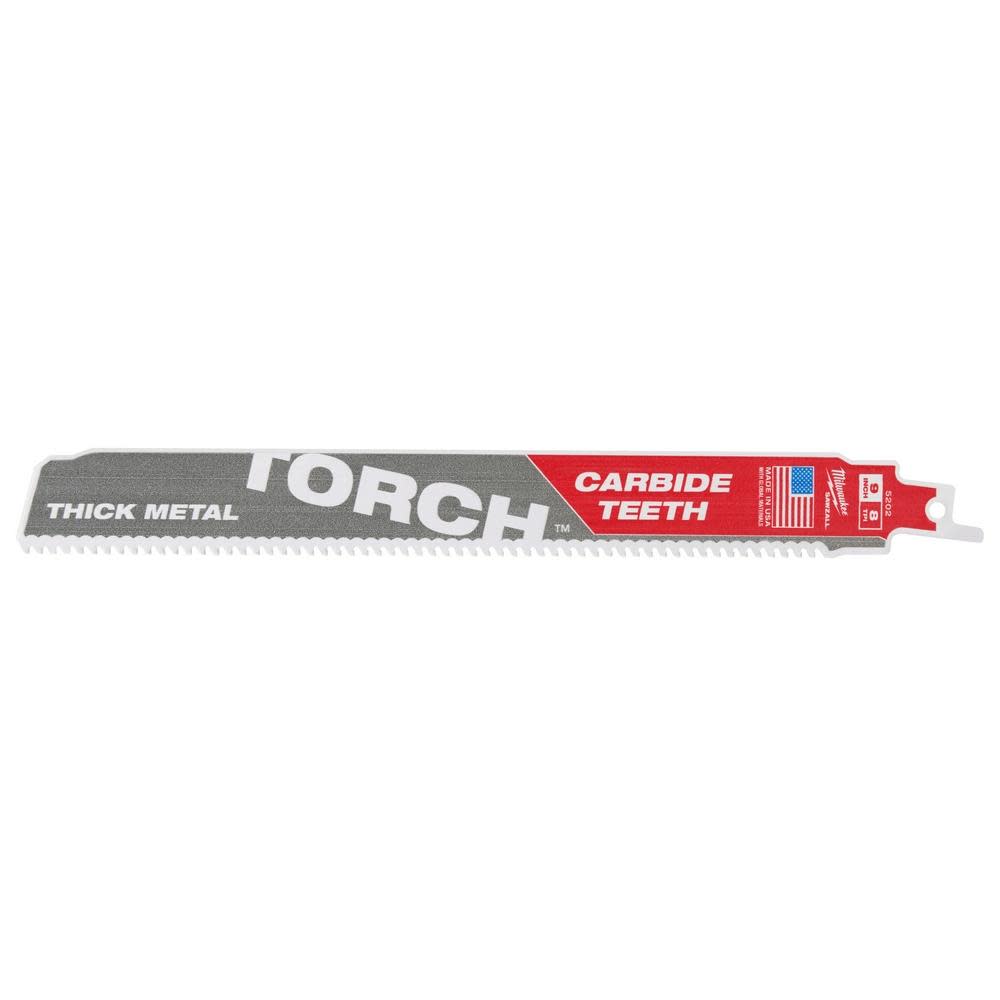 Milwaukee 9 in. 7TPI THE TORCH Carbide Teeth SAWZALL Blade 48-00-5202 from Milwaukee - Intensery