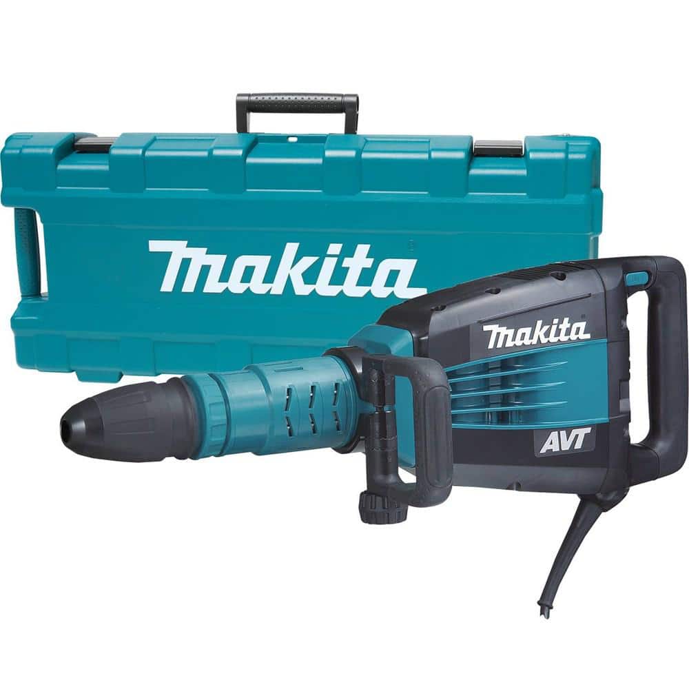 Makita 14 Amp 27 lb. AVT Demolition Hammer with Case HM1214C - Intensery