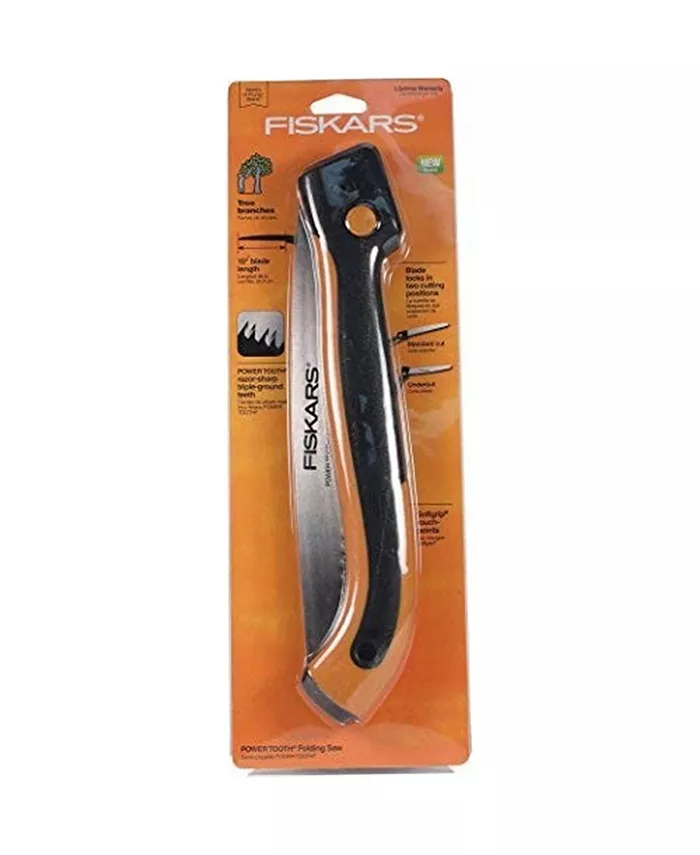 Fiskars 390470-1002 Power Tooth Soft Grip Folding Saw， 10 Inch - Intensery