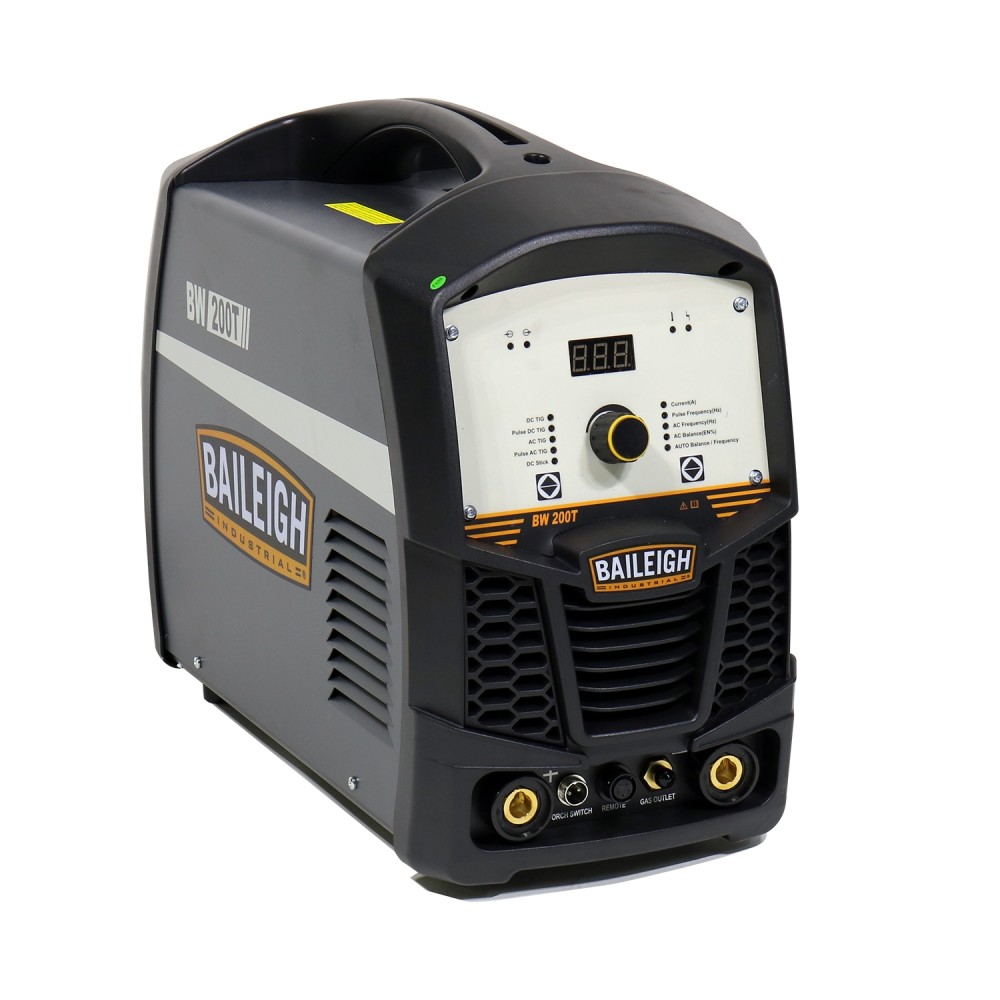 Baileigh BW-200T Dual Voltage AC/DC Pulse TIG Welder 200A - Intensery