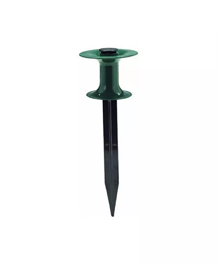 Suncast Resin Garden Hose Guide Spike， Green Black HS102 - Intensery