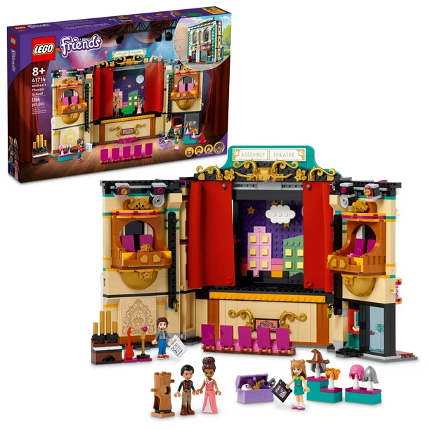 Lego Friends Andrea’s Theater School 41714 Building Kit (1，154 Pieces) - Intensery