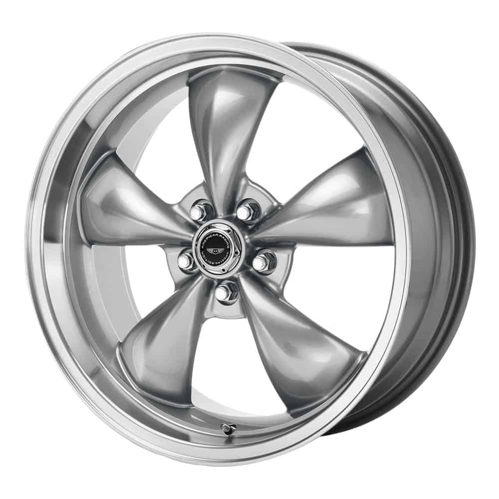 American Racing AR105 TORQ THRUST M AR105M 18X9 5X4.5 ANTHR MACH-LP 34MM - Intensery