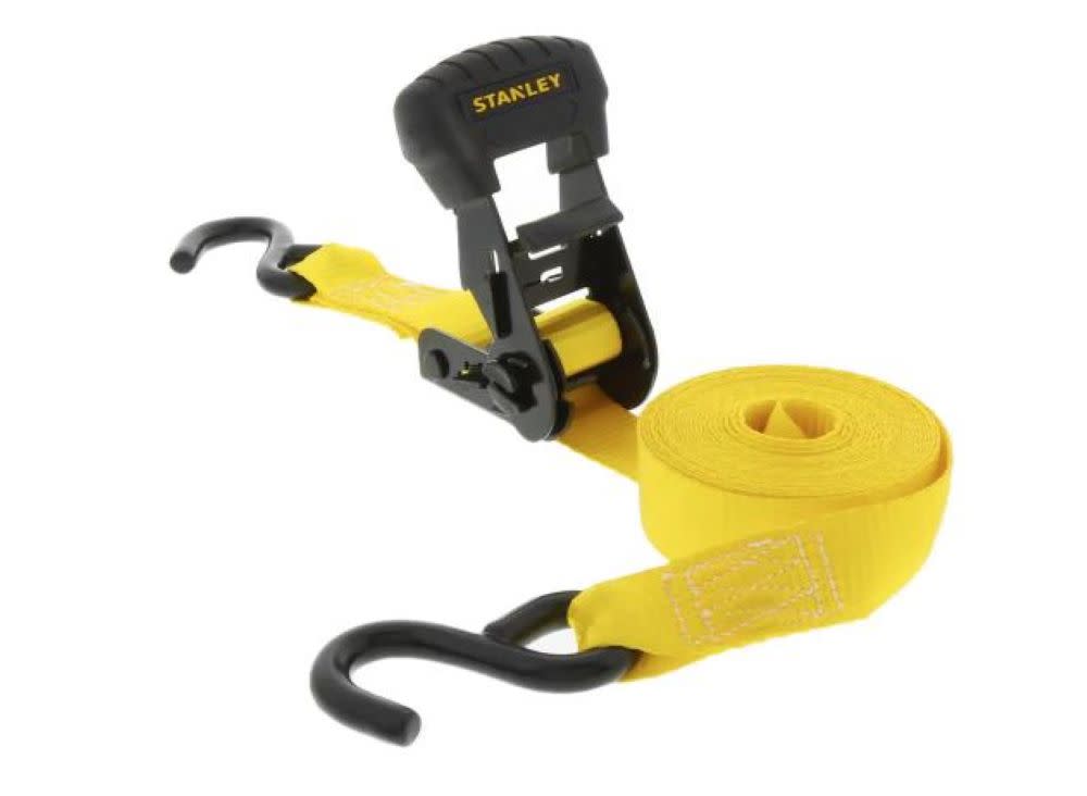 Stanley Ratchet Straps 1.25 X 16and#8242; 3000lbs 2pk - Intensery