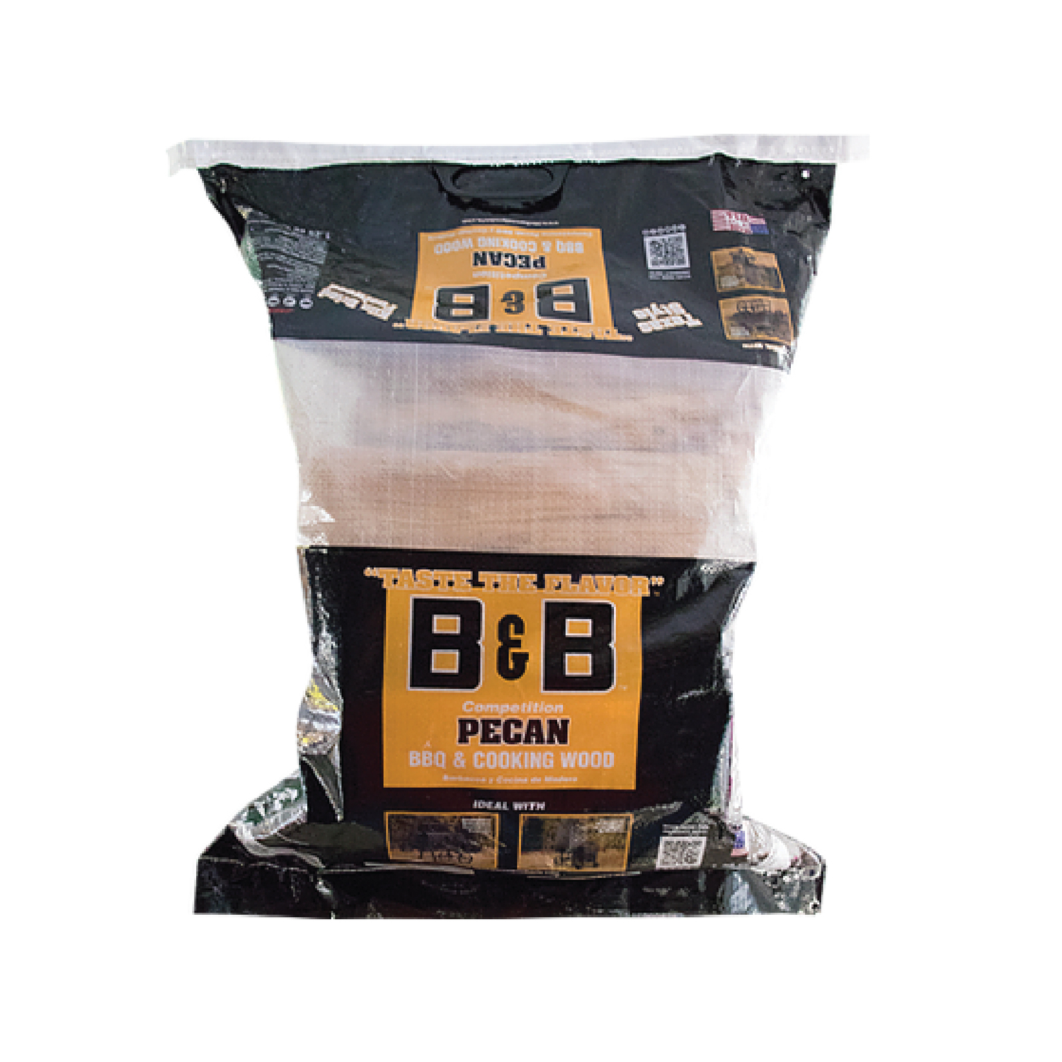 B\u0026B Charcoal All Natural Pecan Cooking Logs 1.25 cu ft - Intensery