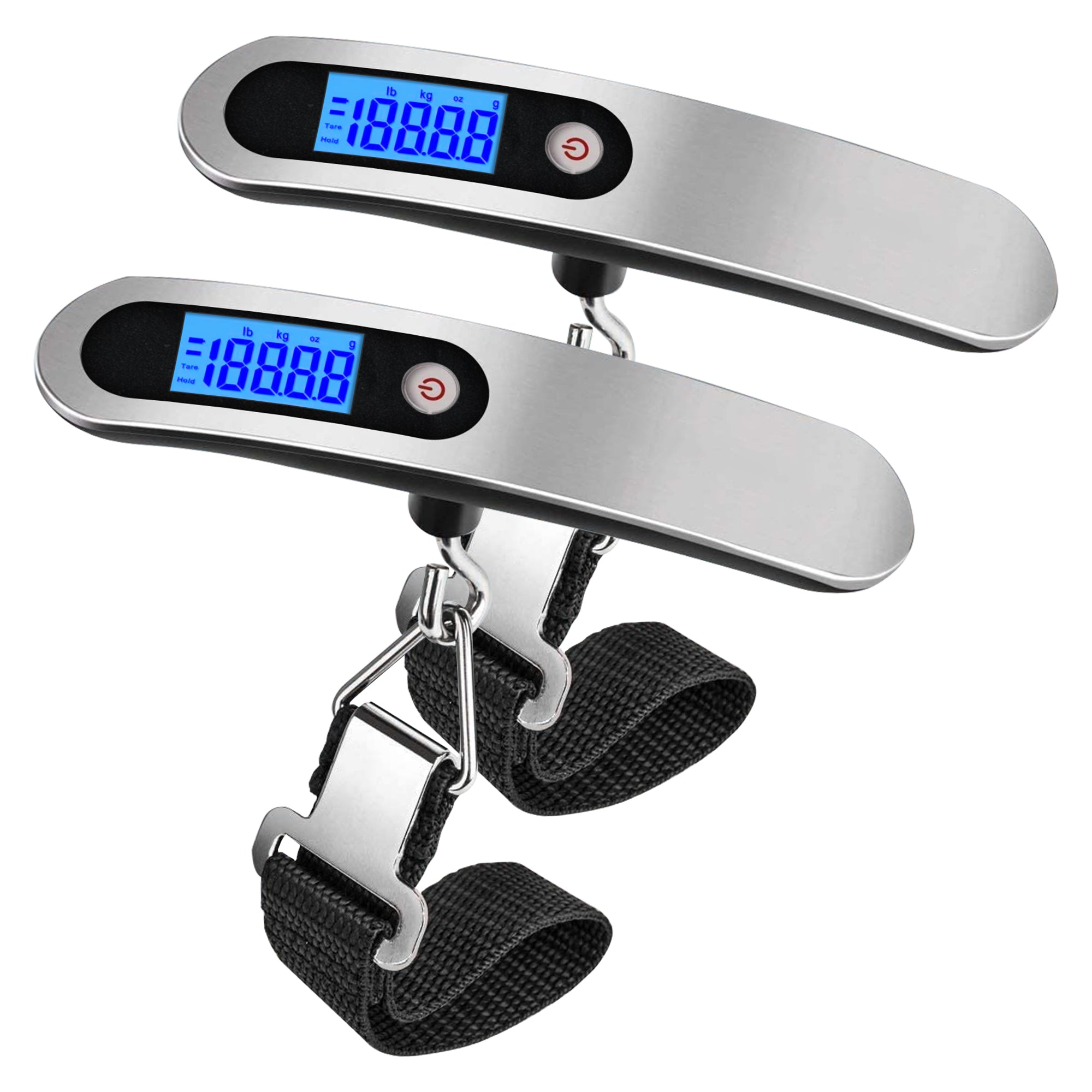 5 Core Luggage Scale Handheld Portable Electronic Digital Hanging Bag Weight Scales Travel 110 LBS 50 KG LSS-005 (2 Pieces) - Intensery