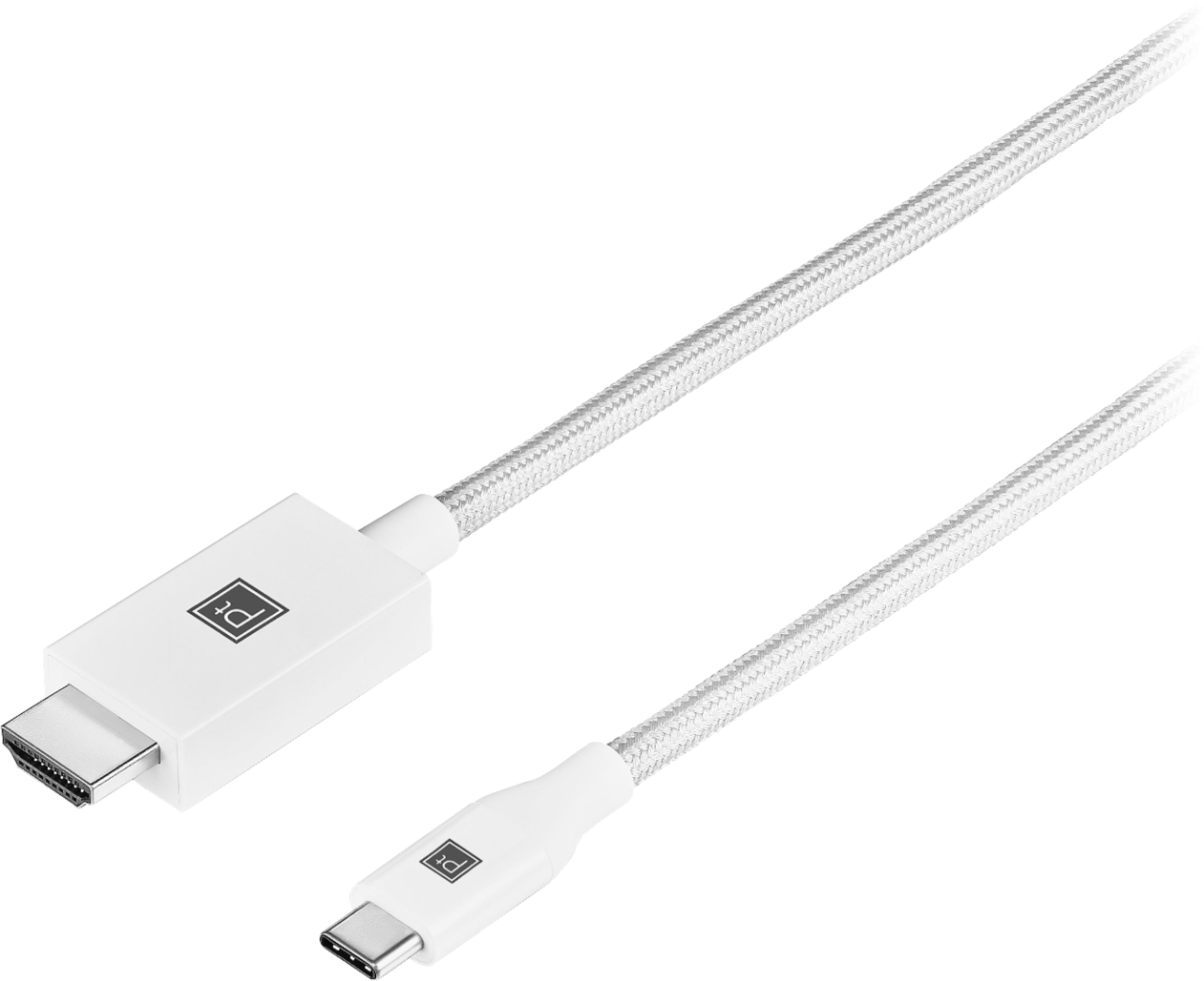 Platinum PT-AFCCHC 2m (6.5 ft.) USB-C to 4K HDMI Cable White - Intensery