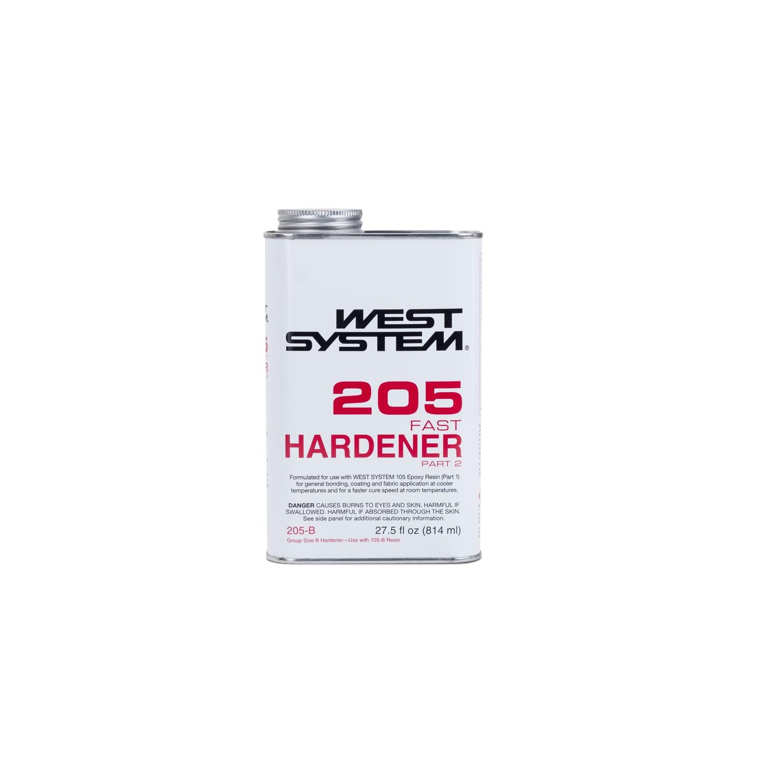 West System 205 Hardener Extra Strength Epoxy Fast Hardener Curing Agent 27.5 oz - Intensery