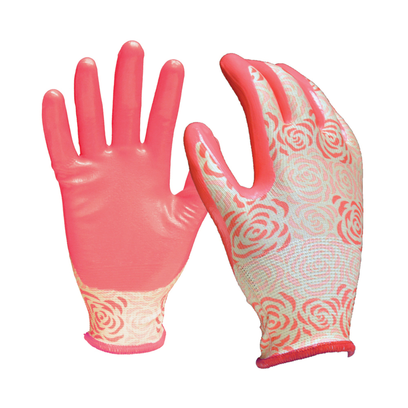 Digz Women\u0027s Indoor/Outdoor Gardening Gloves Pink M 1 pk - Intensery