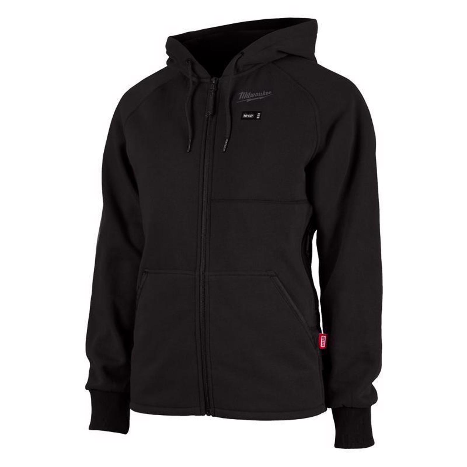 Milwaukee M12 XL Long Sleeve Women\u0027s Heated Hoodie Kit Black - Intensery