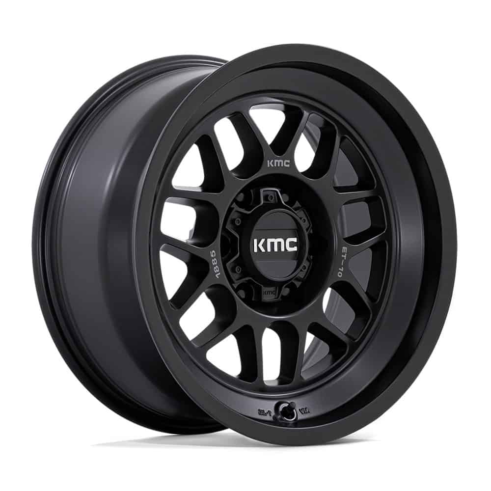 KMC Wheels KM725 18X8.5 5X5.0 S-BLK -10MM - Intensery