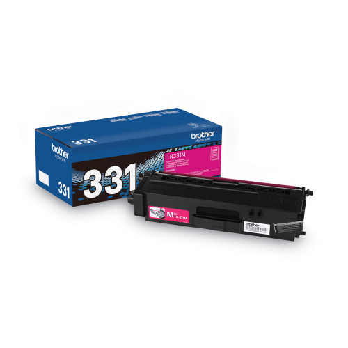 Brother TN331M Toner， 1，500 Page-Yield， Magenta - Intensery