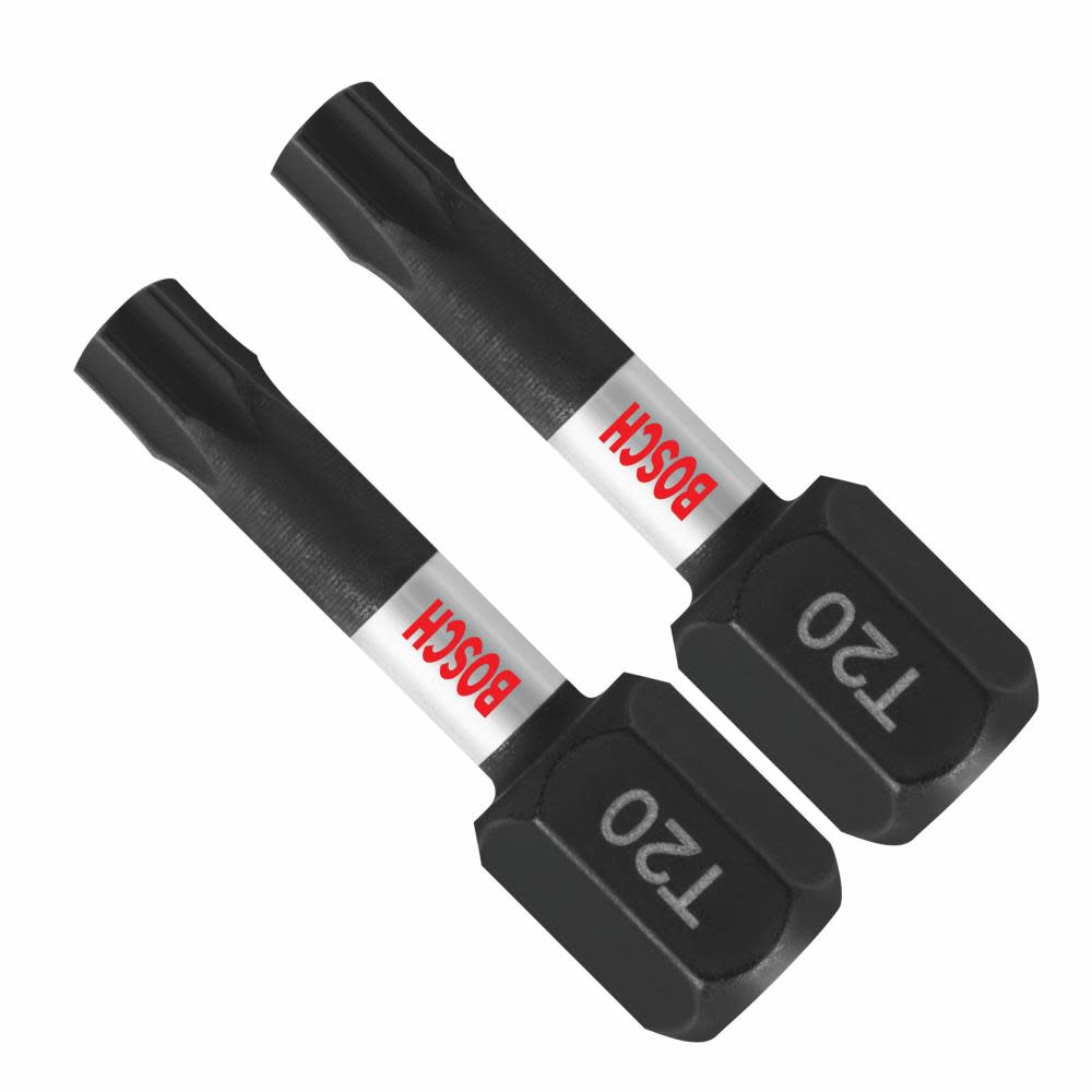 Bosch 2 pc. Impact Tough 1 In. Torx #20 Insert Bits ITT20102 from Bosch - Intensery