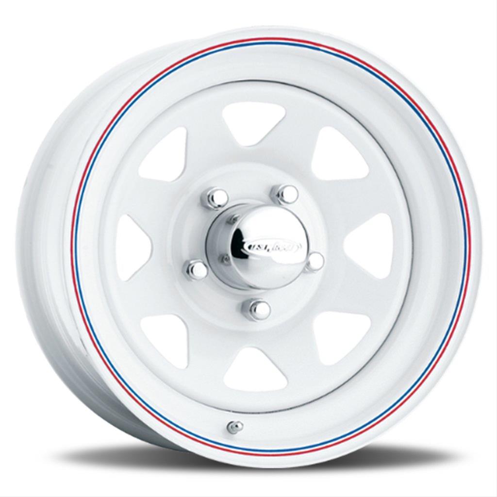 U.S. Wheel 70-5780 U.S. Wheel 70 Series White 8-Spoke Wheels - Intensery