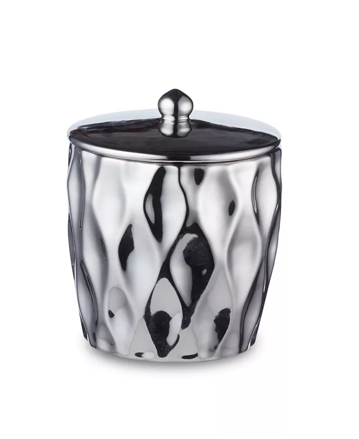Roselli Trading Company Silver Wave Canister - Intensery