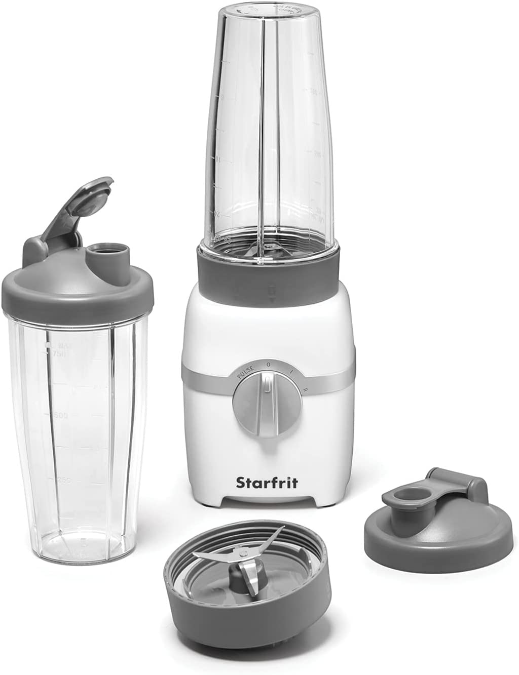 Starfrit ?024303-004-0000 3-Speed Electric Personal Blender White - Intensery