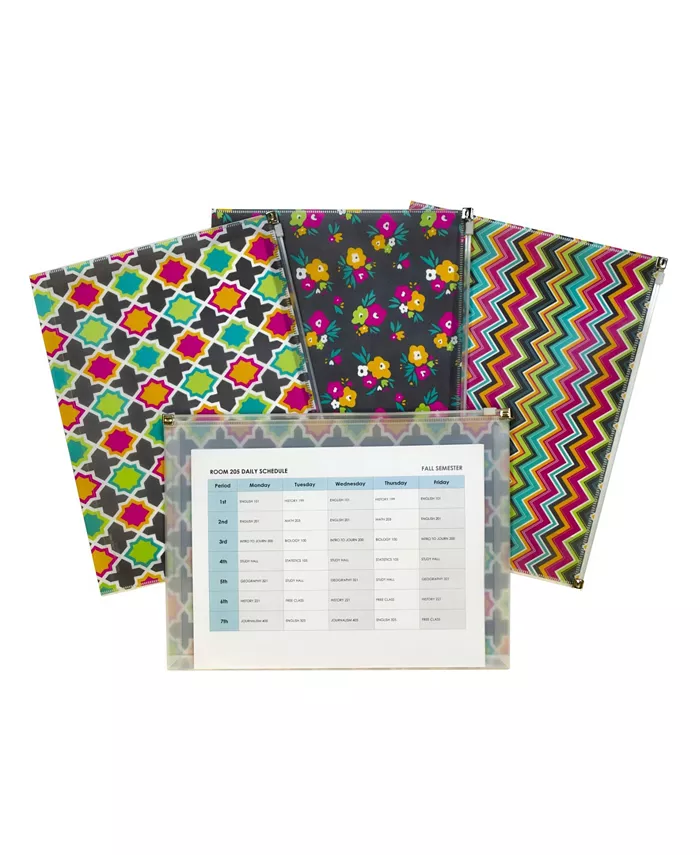 C-Line Bold Basics Zip N Go Reusable Envelope - Intensery