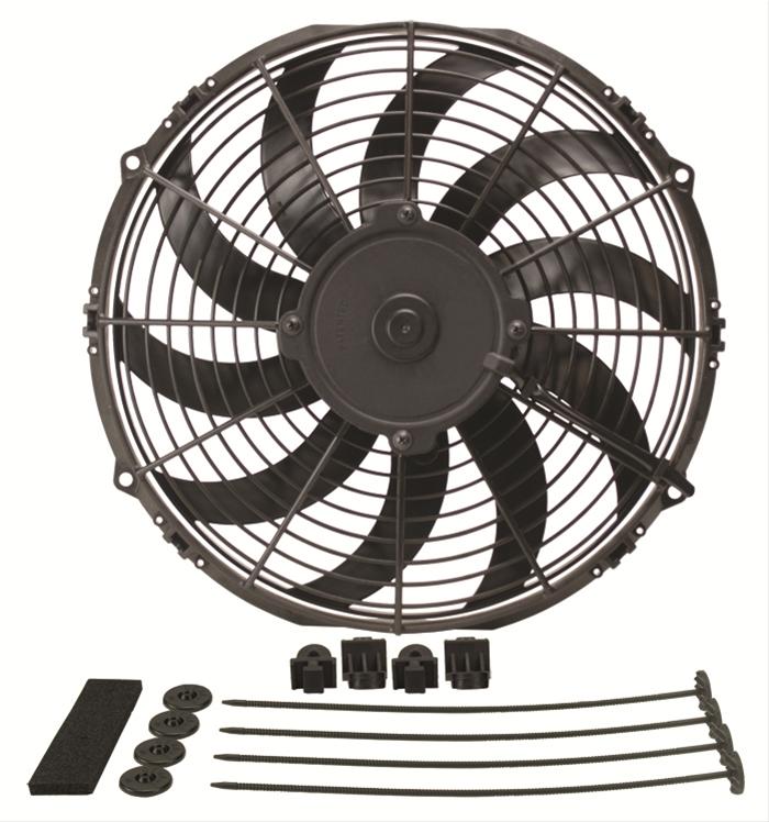 Derale Cooling Products 16112 Derale High-Output Curved Blade Fans - Intensery