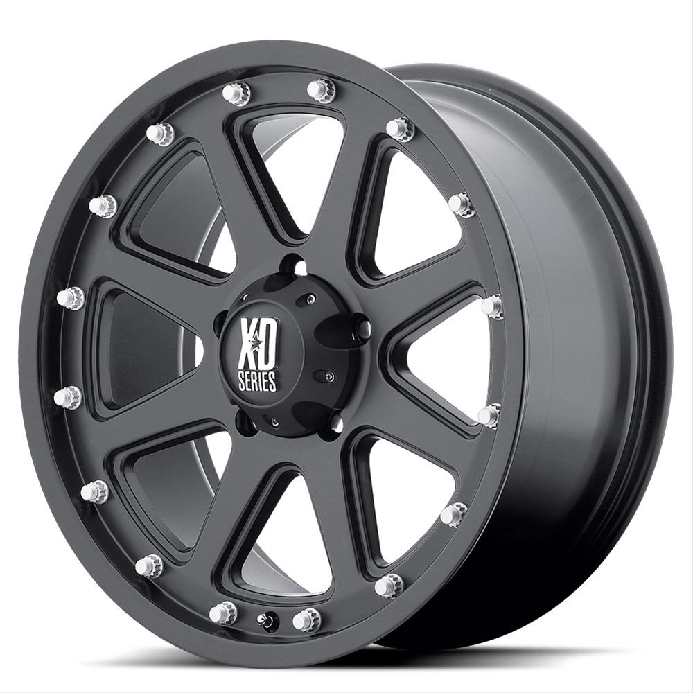 KMC XD79889050718 KMC XD798 Addict Matte Black Wheels - Intensery