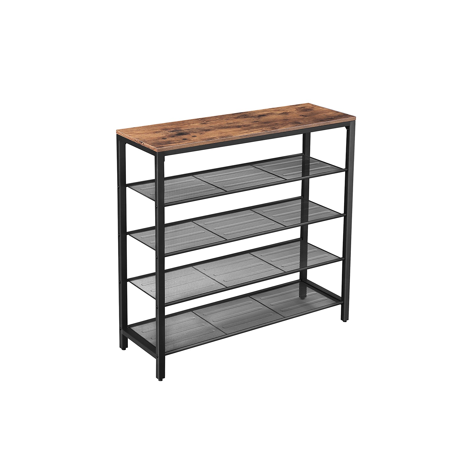 VASAGLE Shoe Rack with Mesh Shelves4 Shelves 39.4