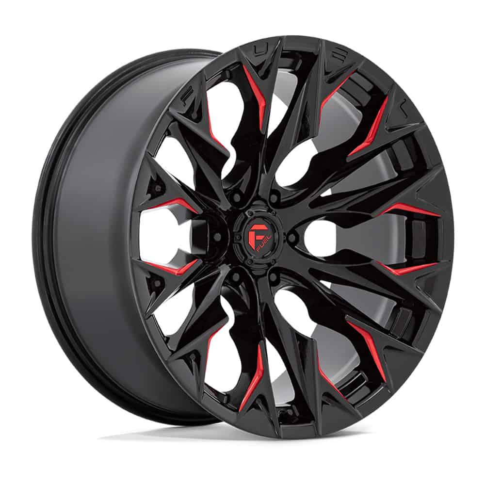 Fuel 1PC Wheels D823 22X10 6X5.5 G-BLK MILL C-RED -18MM - Intensery