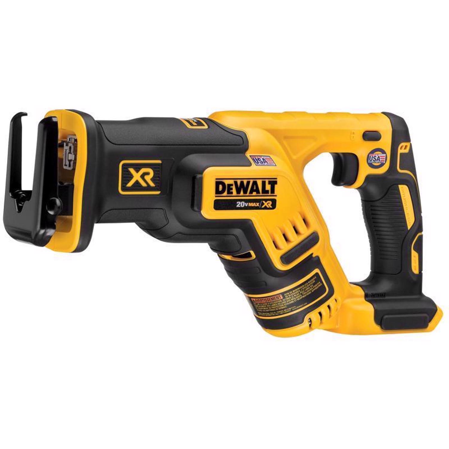 DeWalt 20V MAX XR 20 V Cordless Brushless Compact Reciprocating Saw Tool Only - Intensery