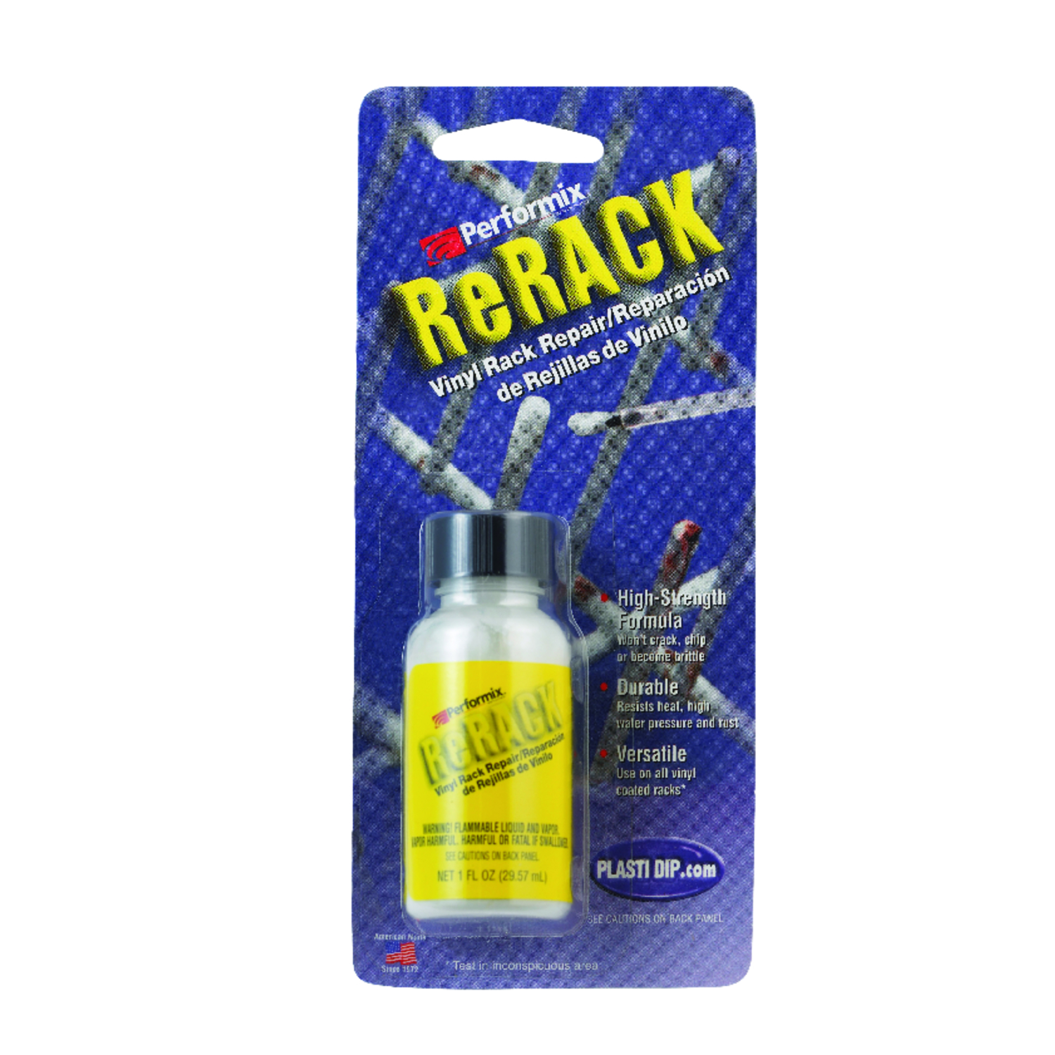 Plasti Dip ReRACK Satin White Rubber Coating 1 oz - Intensery