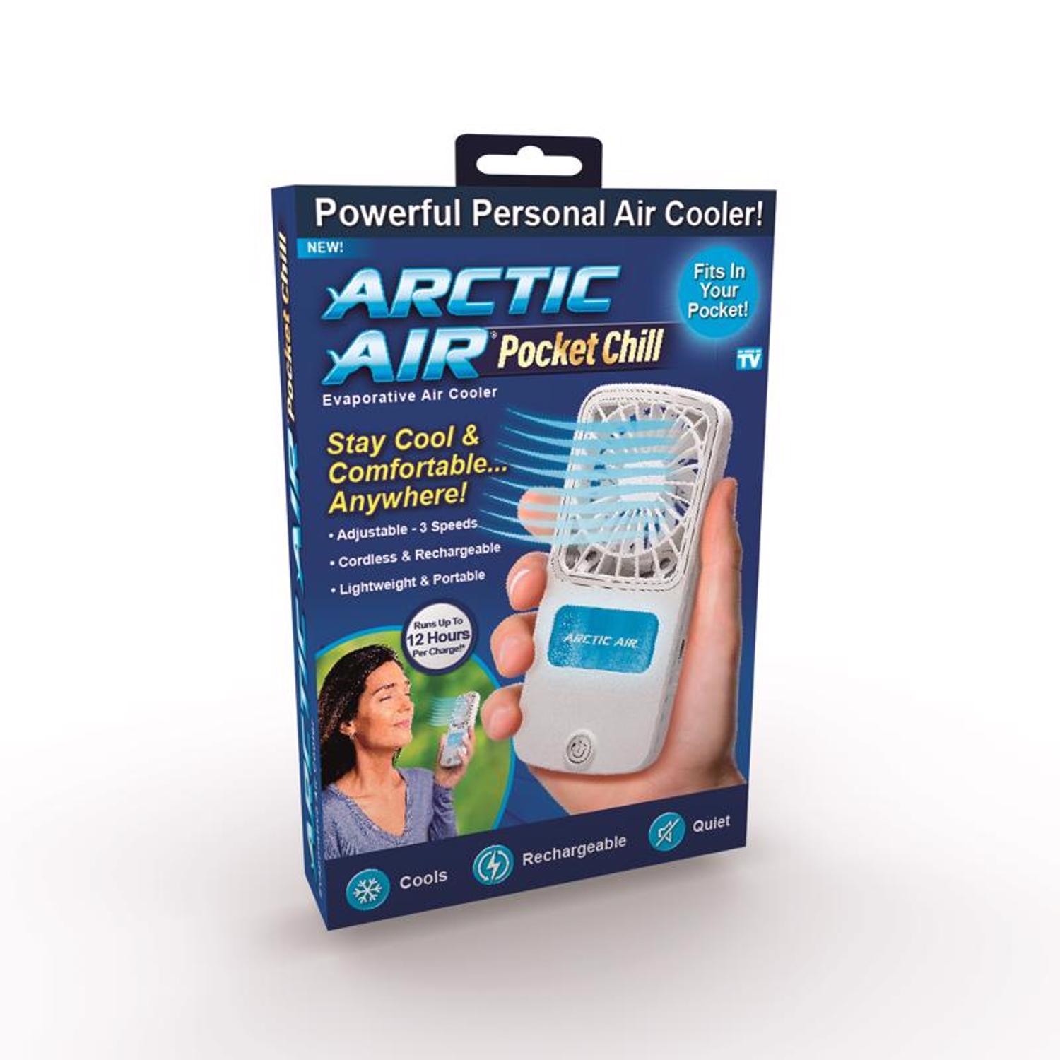 Arctic Air Pocket Chill 2 sq ft Portable Evaporative Cooler 1 CFM - Intensery