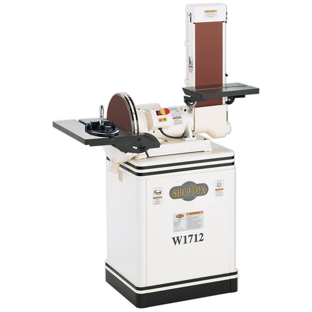 1-1/2 HP 6 Belt/ 12 Disc Combination Sander - Intensery