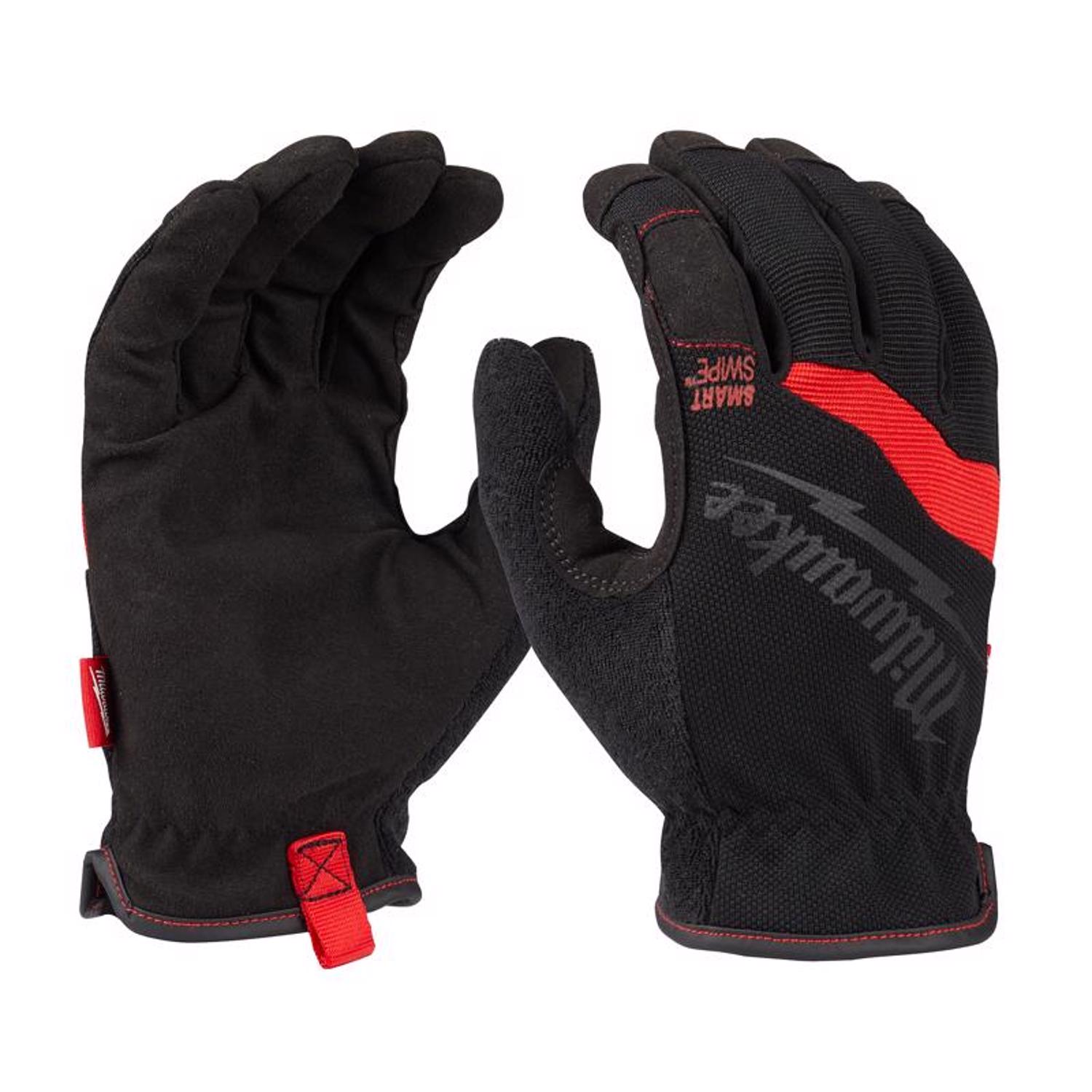 Milwaukee Unisex Indoor/Outdoor Free-Flex Work Gloves Black/Red M 1 pair - Intensery