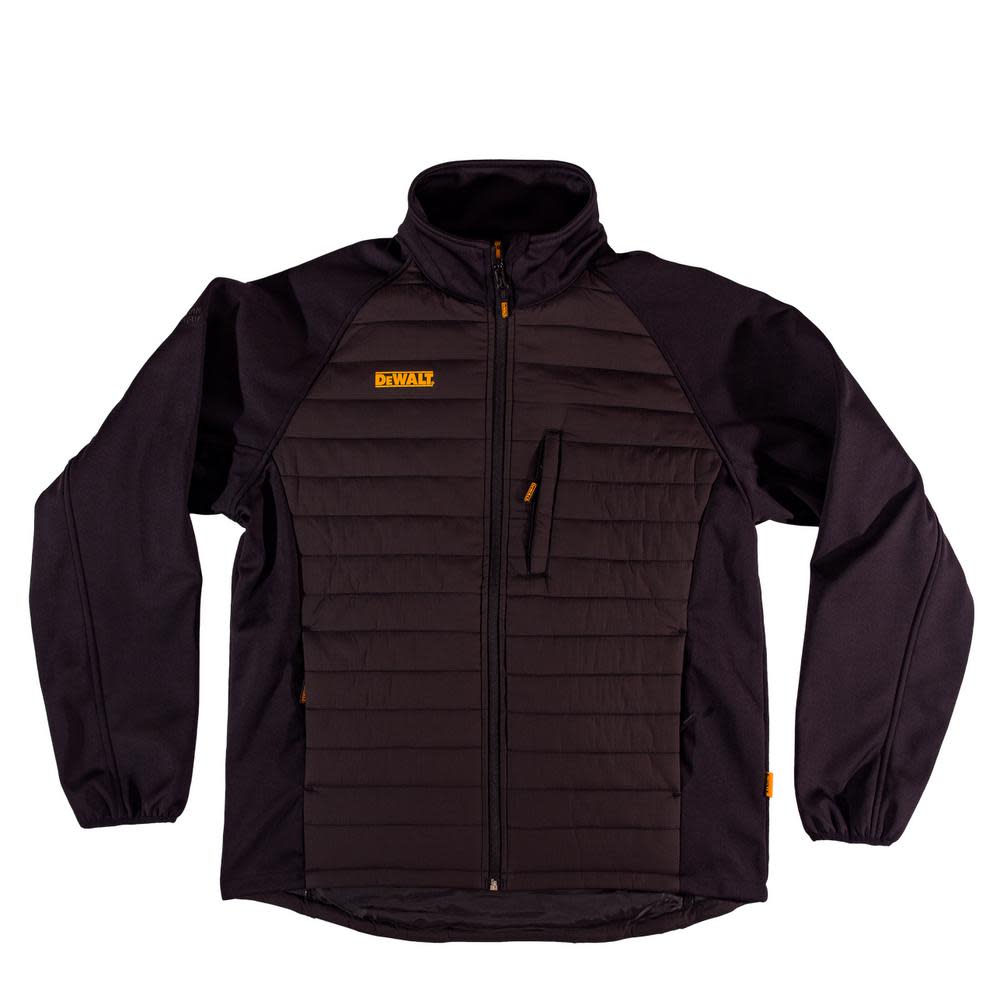 DEWALT Hybrid Insulated Jacket Nylon/Polyester Black XL - Intensery