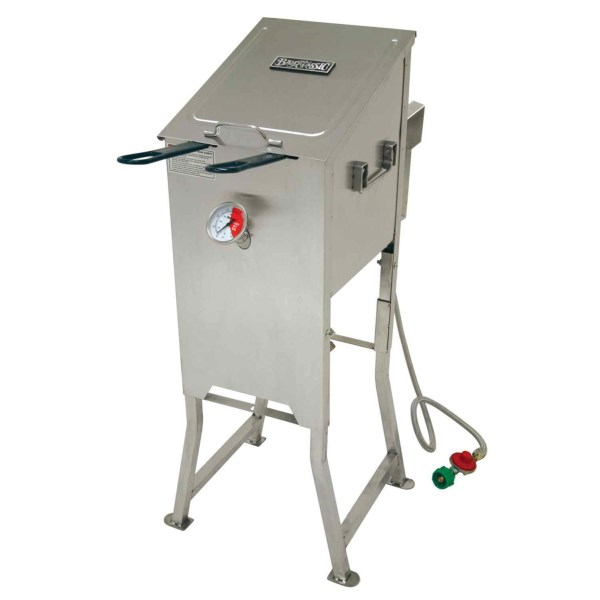 Bayou Classic 4 Gal. Stainless Steel Outdoor Fryer with Stand - Intensery
