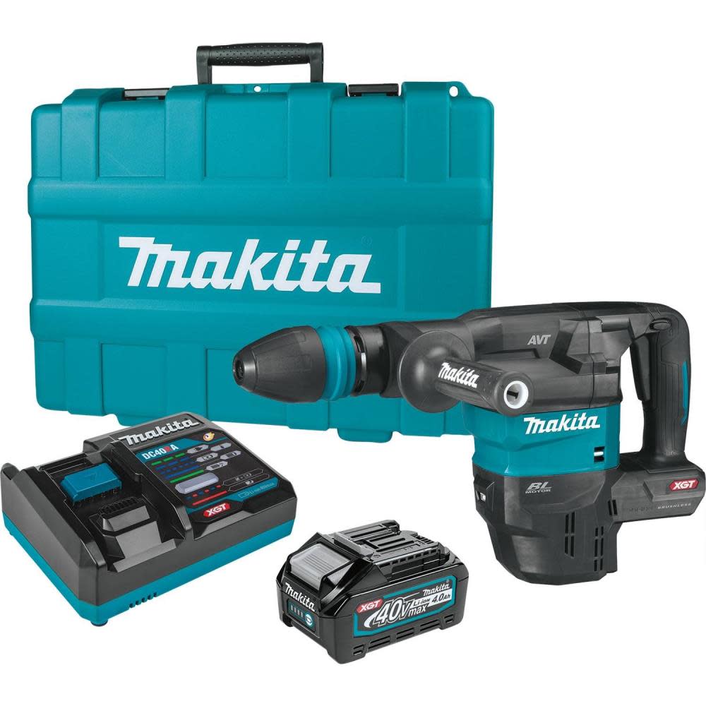 Makita XGT 40V max Demolition Hammer Kit 15lb AVT - Intensery