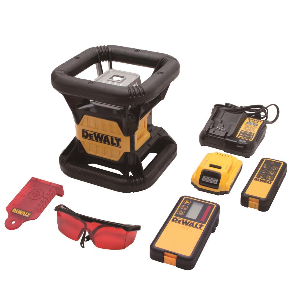 DEWALT 20 V MAX* Tough Red Rotary Laser DW079LR from DEWALT - Intensery