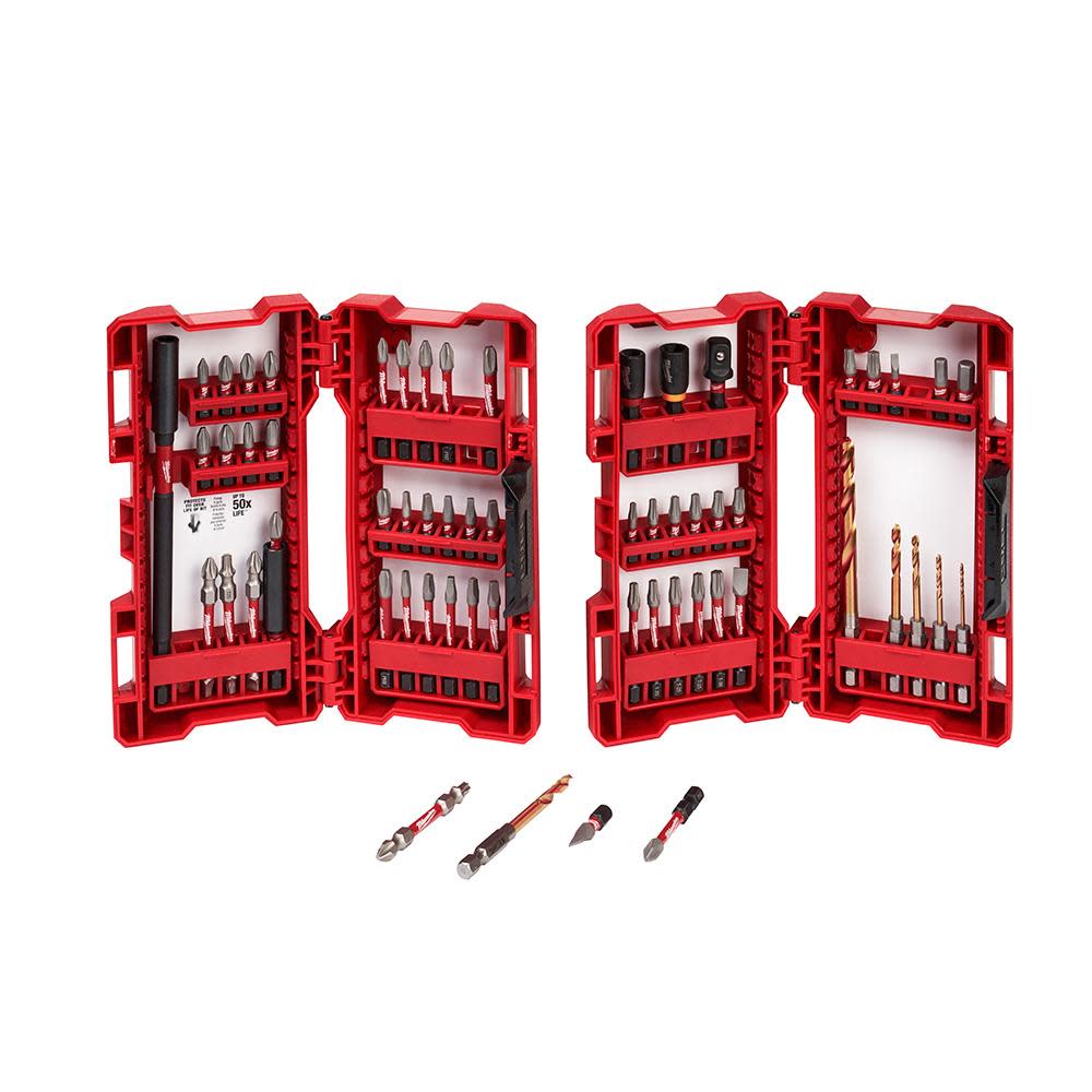 Milwaukee SHOCKWAVE 60-Piece Impact Drill and Drive Set 48-32-4029 from Milwaukee - Intensery