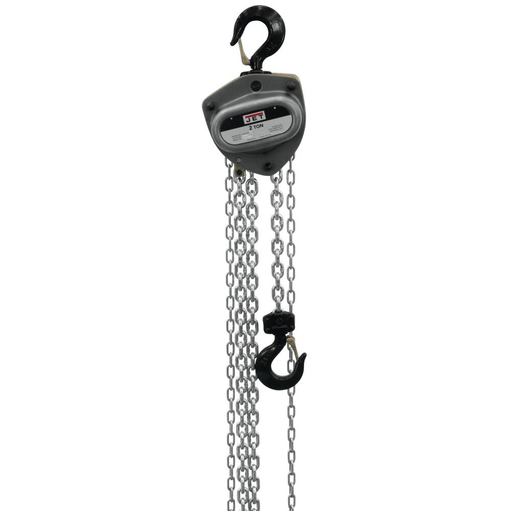 JET L100 Series Hand Chain Hoist L100-200WO-80 T 80' Lift and OLP 206180 from JET - Intensery