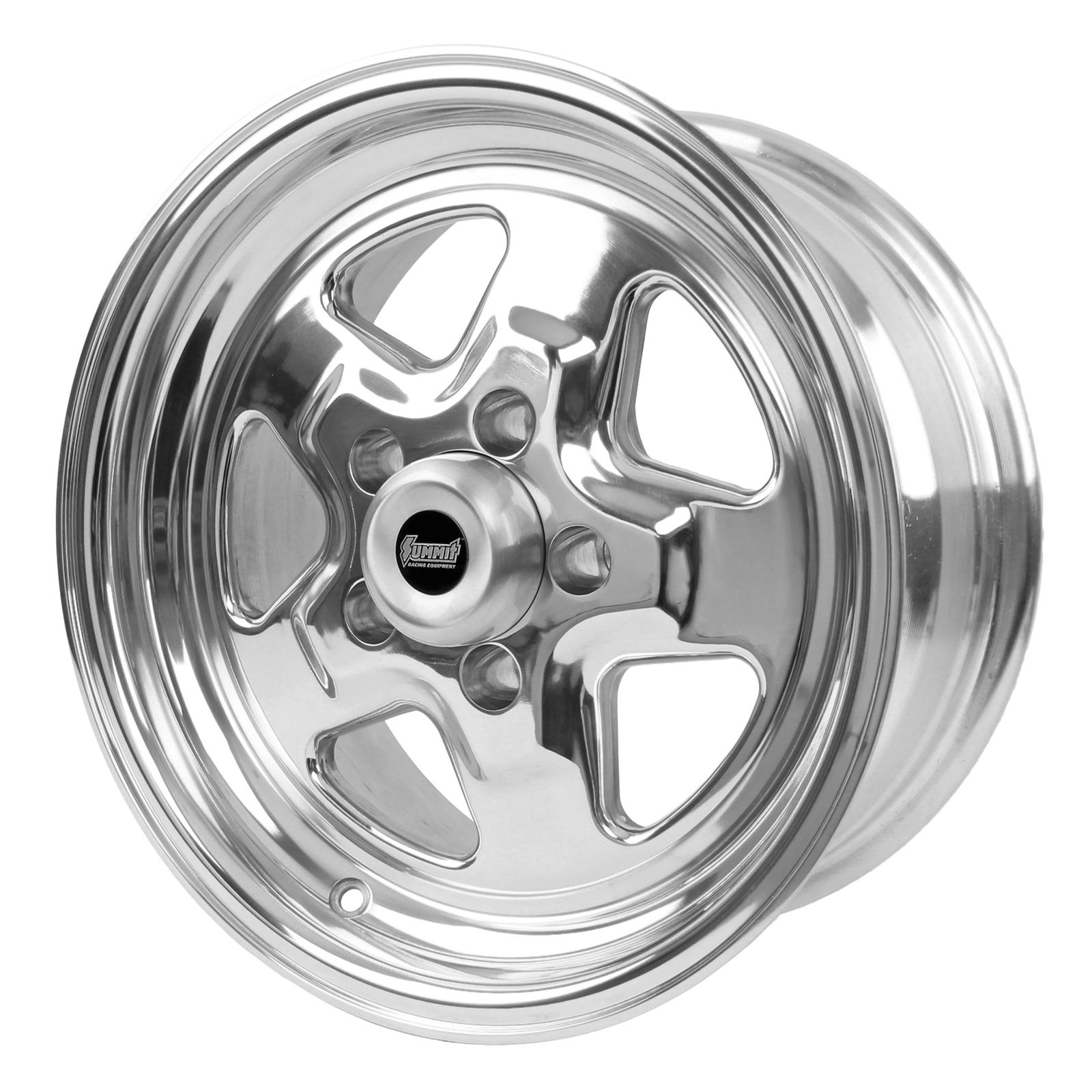 Summit Racing SUM-521P-57650 Summit Racing Equipmentand#174; Fast-Five Wheels - Intensery