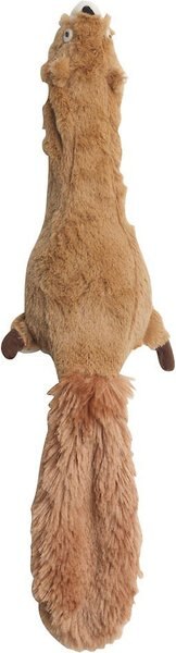 Ethical Pet Skinneeez Plus Squirrel Stuffing-Free Squeaky Plush Dog Toy - Intensery
