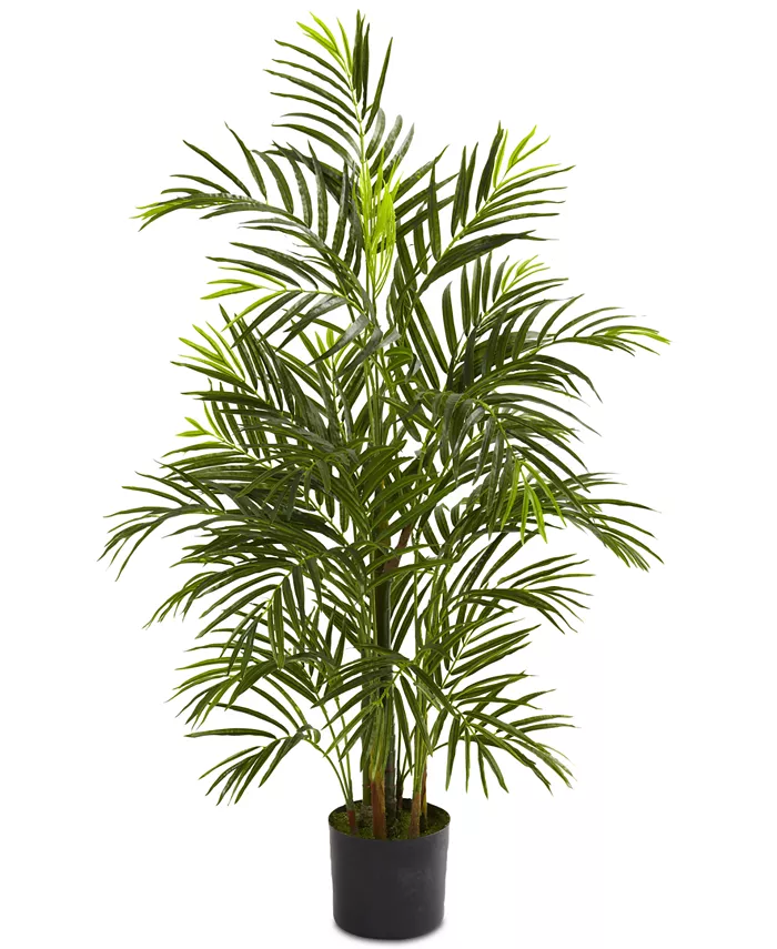 Nearly Natural 3.5' Artificial Areca Palm UV-Resistant Indoor Outdoor Tree - Intensery