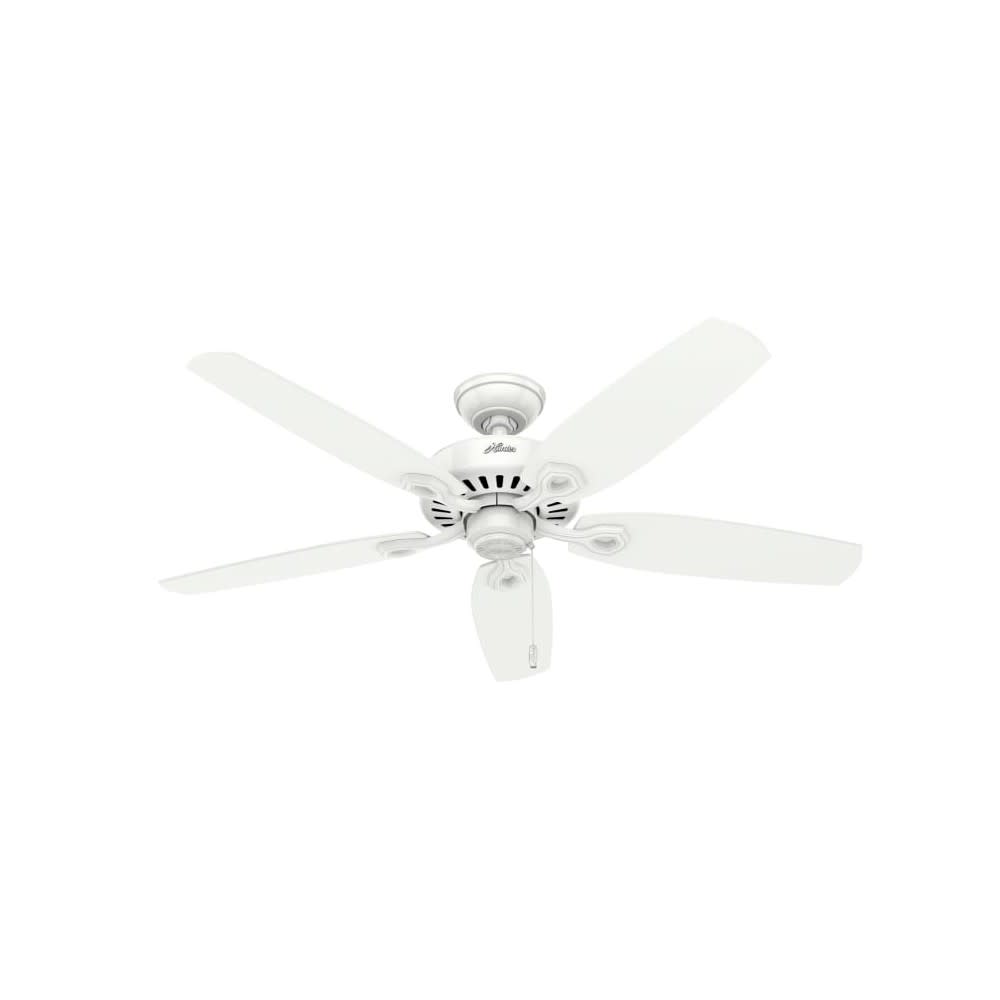 Hunter Builder Elite Ceiling Fan 52 Indoor Snow White - Intensery