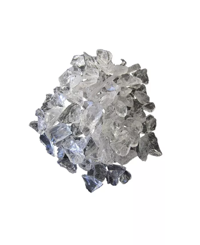 Jensen MFG 100 percent Recycled Fire and Landscape Glass - Clear Small - Intensery