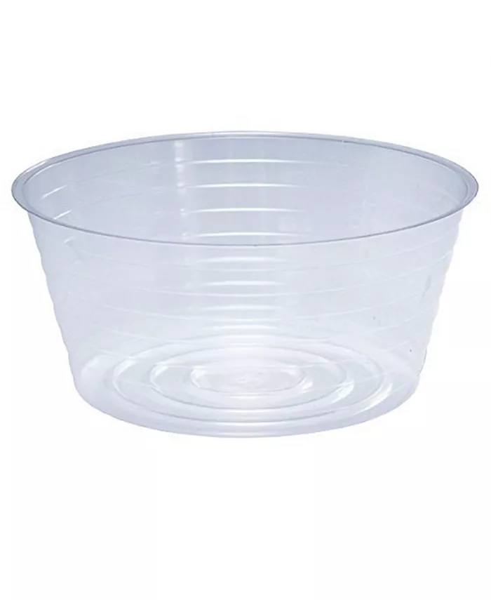 Curtis Wagner Plastics Deep Basket Vinyl Liner， Clear - 8in Diameter - Intensery