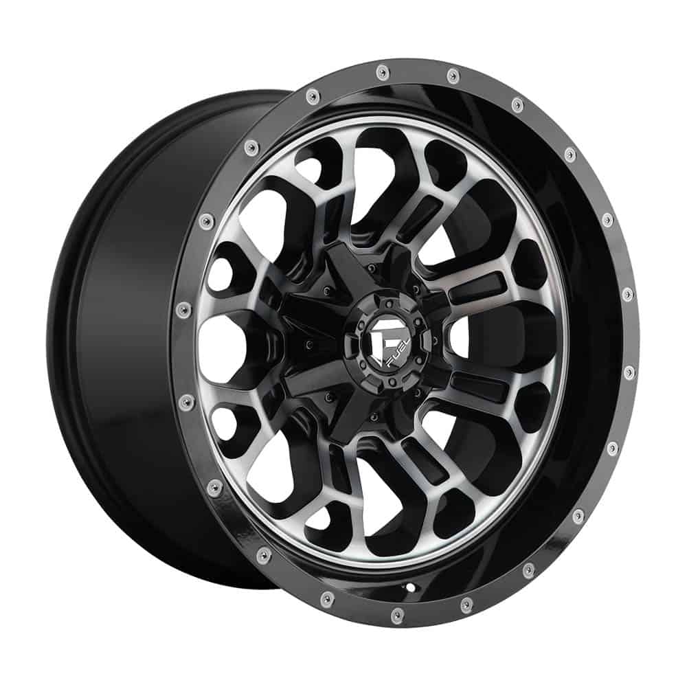 Fuel 1PC D561 CRUSH D561 18X9 8X6.5 GL-MACH-DDT 01MM - Intensery