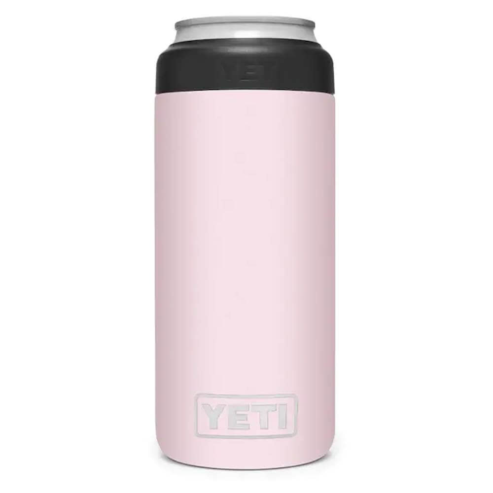 Yeti Rambler Colster Slim Can Insulator Ice Pink 12oz - Intensery