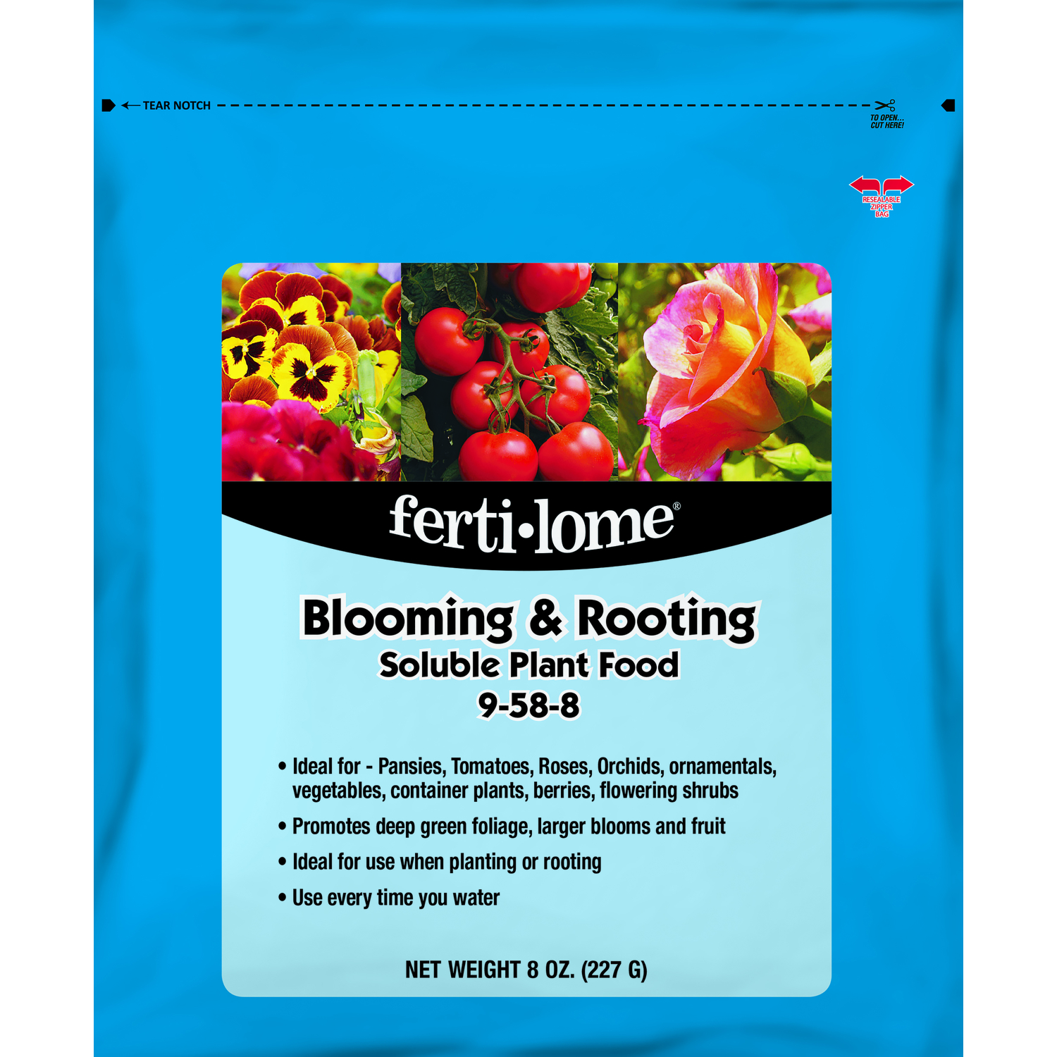 Ferti-Lome Blooming \u0026 Rooting Granules Plant Food 8 oz - Intensery
