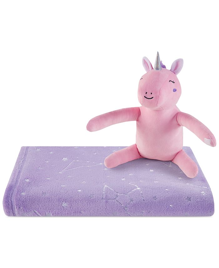 JLA Home Unicorn Throw and Friend， Created for Macy's - Intensery